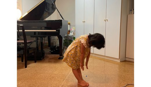 おじぎの練習
