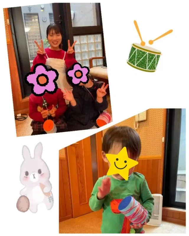 今年度最後のリトミックレッスン。
今回のテーマは｢春｣🌸

｢はるかぜのたいこ｣という本を通して、本に出てくる太鼓を作りました。
たにぞうさんの｢春ですよ！春ですよ！｣という可愛い曲を歌いながらボディパーカッション。
この曲にあわせて、ボディパの山田先生がリズムをつけて下さいました。

今日は大学生が見学に来ていたので、ピアノの伴奏も手伝ってくたれました♪

#リトミック教室
#ピアノ教室
#目黒区
#渋谷区
#幼児
#小学生
#習い事
#音楽って楽しい
#元幼稚園教諭
#中目黒
#代官山
#南平台
#青葉台
#お受験